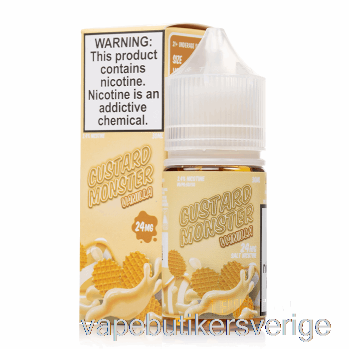 Vape Sverige Vanilj - Vaniljsåsmonstersalter - 30ml 24mg